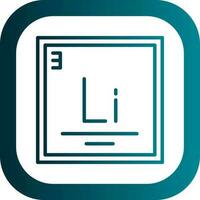 Lithium Vector Icon Design