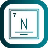 Nitrogen Vector Icon Design