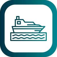 Boat Vector Icon Design