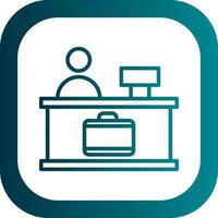 Check-in Vector Icon Design