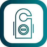 Do not disturb Vector Icon Design