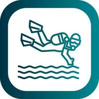 Scuba dive Vector Icon Design