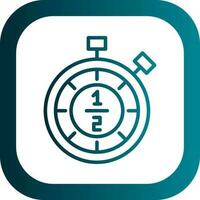Half time Vector Icon Design
