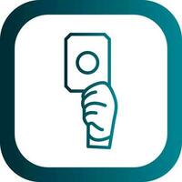 Red card Vector Icon Design