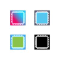 Unique Frame Vector Icon