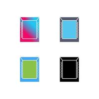 Unique Frame Vector Icon