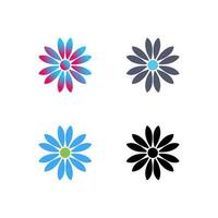 Unique Flower Vector Icon