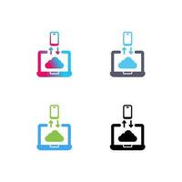 Data Transfer Vector Icon