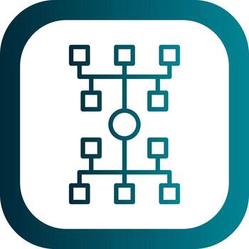 diseño de icono de vector de algoritmo