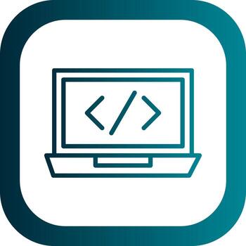 Coding Vector Icon Design