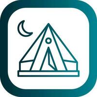 Tent Vector Icon Design