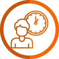 Working hours Vector Icon Design