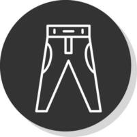 diseño de icono de vector de pantalones