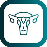 Uterus Vector Icon Design