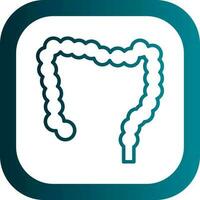 Large intestine Vector Icon Design