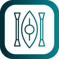 Kayak Vector Icon Design
