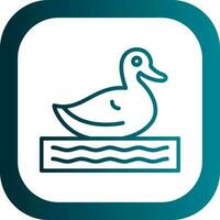 Duck Vector Icon Design