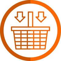 Shopping basket Vector Icon Design