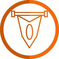 Pennant Vector Icon Design