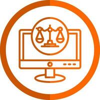 legal vector icono diseño