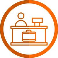 Check-in Vector Icon Design