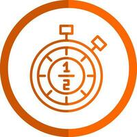 Half time Vector Icon Design