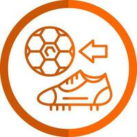 diseño de icono de vector de botas de fútbol