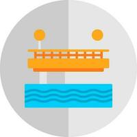 diseño de icono de vector de muelle