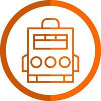 Backpack Vector Icon Design