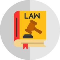 Law book Vector Icon Design