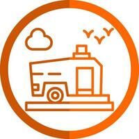 Caravan Vector Icon Design