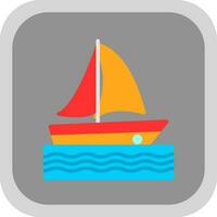 Catamaran Vector Icon Design