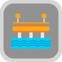 diseño de icono de vector de muelle