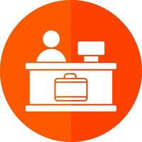 Check-in Vector Icon Design