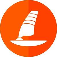 Windsurf Vector Icon Design