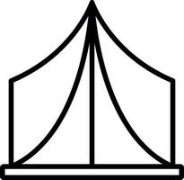 Tent Vector Icon Design