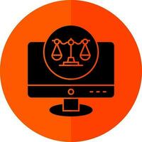 legal vector icono diseño