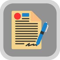 Contract Vector Icon Design