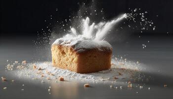 recién horneado hecho en casa gastrónomo galletas para celebracion generado por ai foto