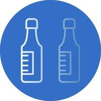 Beer bottles Vector Icon Design