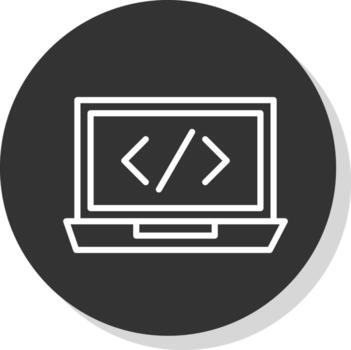 Coding Vector Icon Design