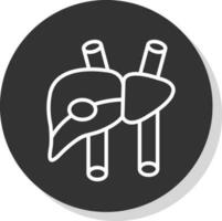 Liver Vector Icon Design