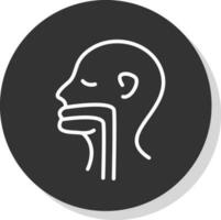 Throat Vector Icon Design