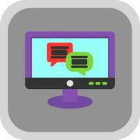 Conversation Vector Icon Design