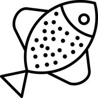 diseño de icono de vector de pescado