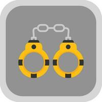 Handcuffs Vector Icon Design