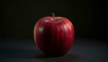 jugoso manzana encarna frescura y sano comiendo en naturaleza perfección generado por ai foto