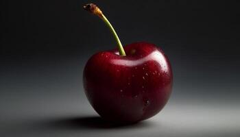 Juicy, ripe apple a gourmet snack for healthy lifestyles generated by AI photo