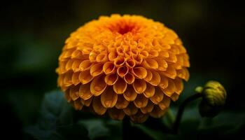 vibrante amarillo margarita, un soltero flor de belleza en naturaleza generado por ai foto