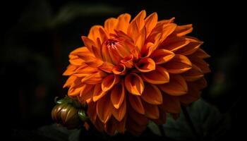 Vibrant bouquet of multi colored flowers in a formal garden generated by AI photo